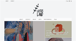Desktop Screenshot of lotuslandmag.com